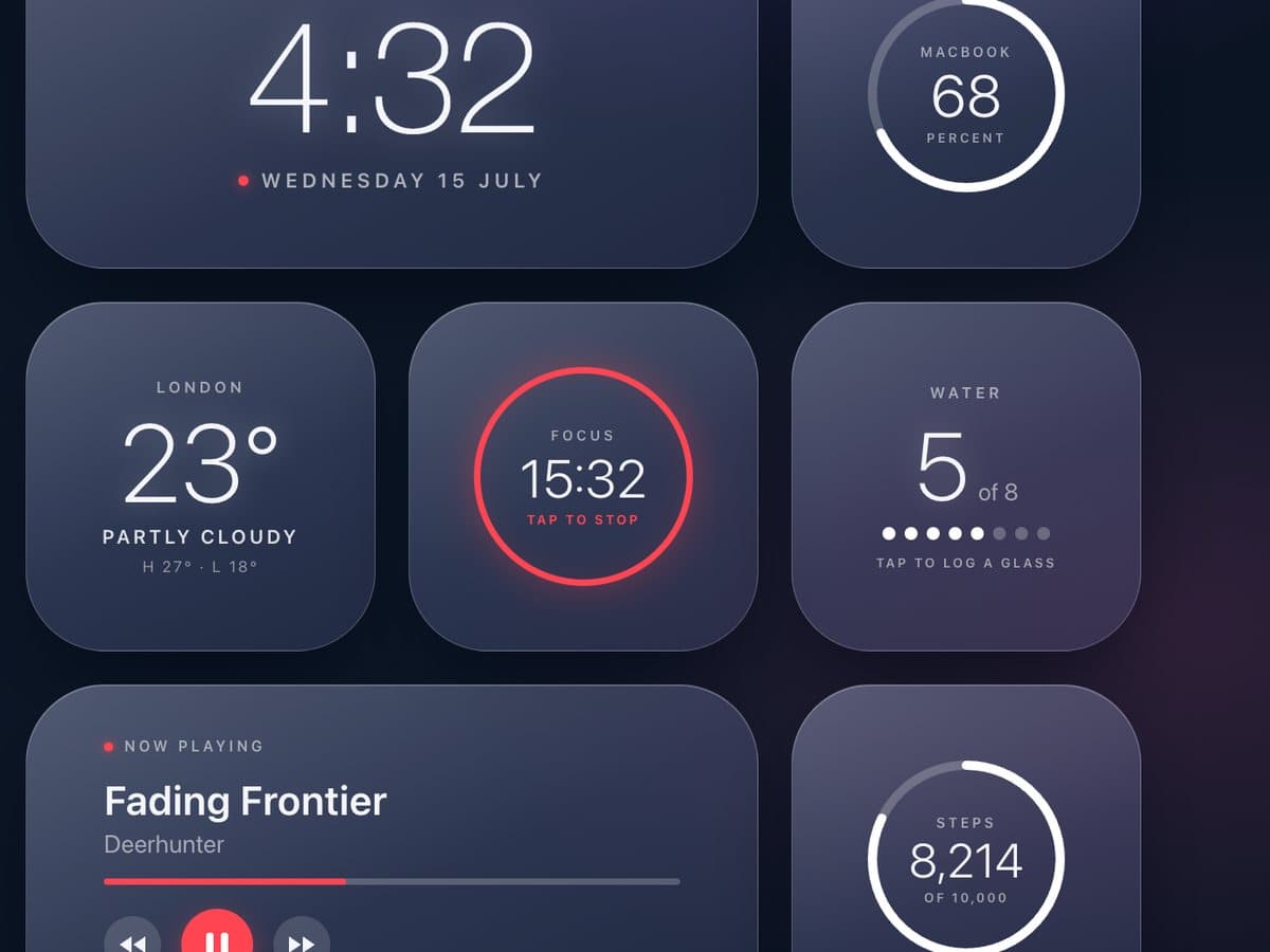 Lumen MacOS Widgets app