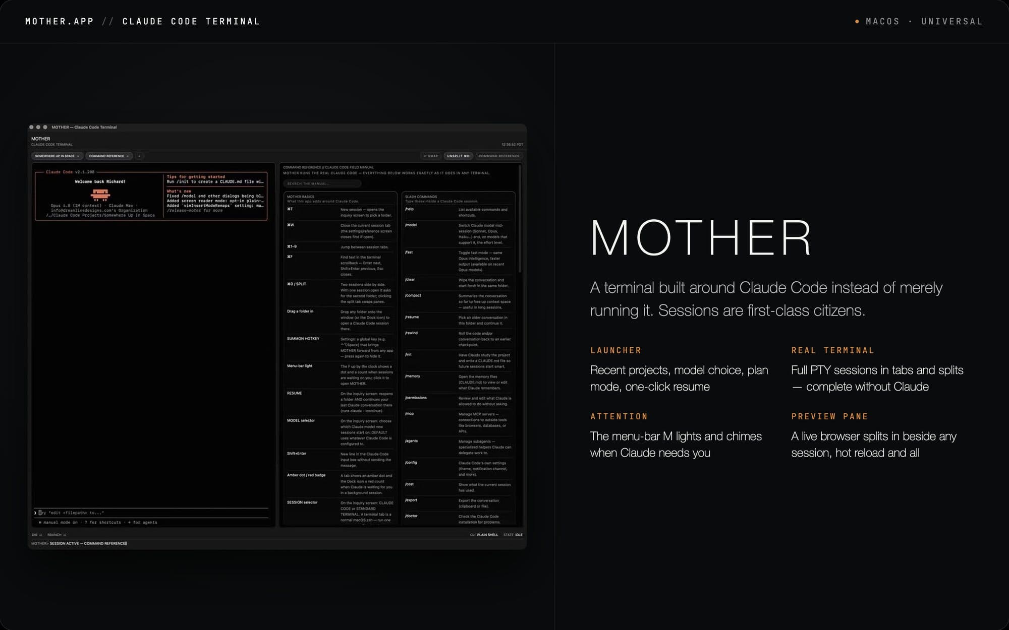 MOTHER app
