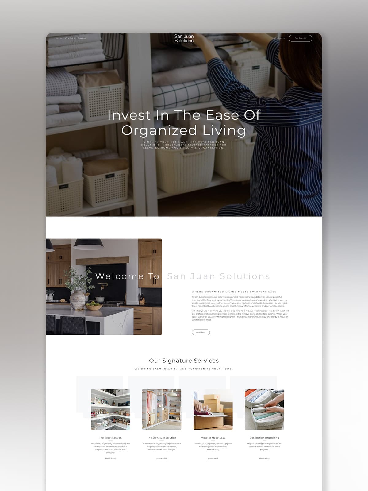 San Juan Solutions website design by Coast Creative