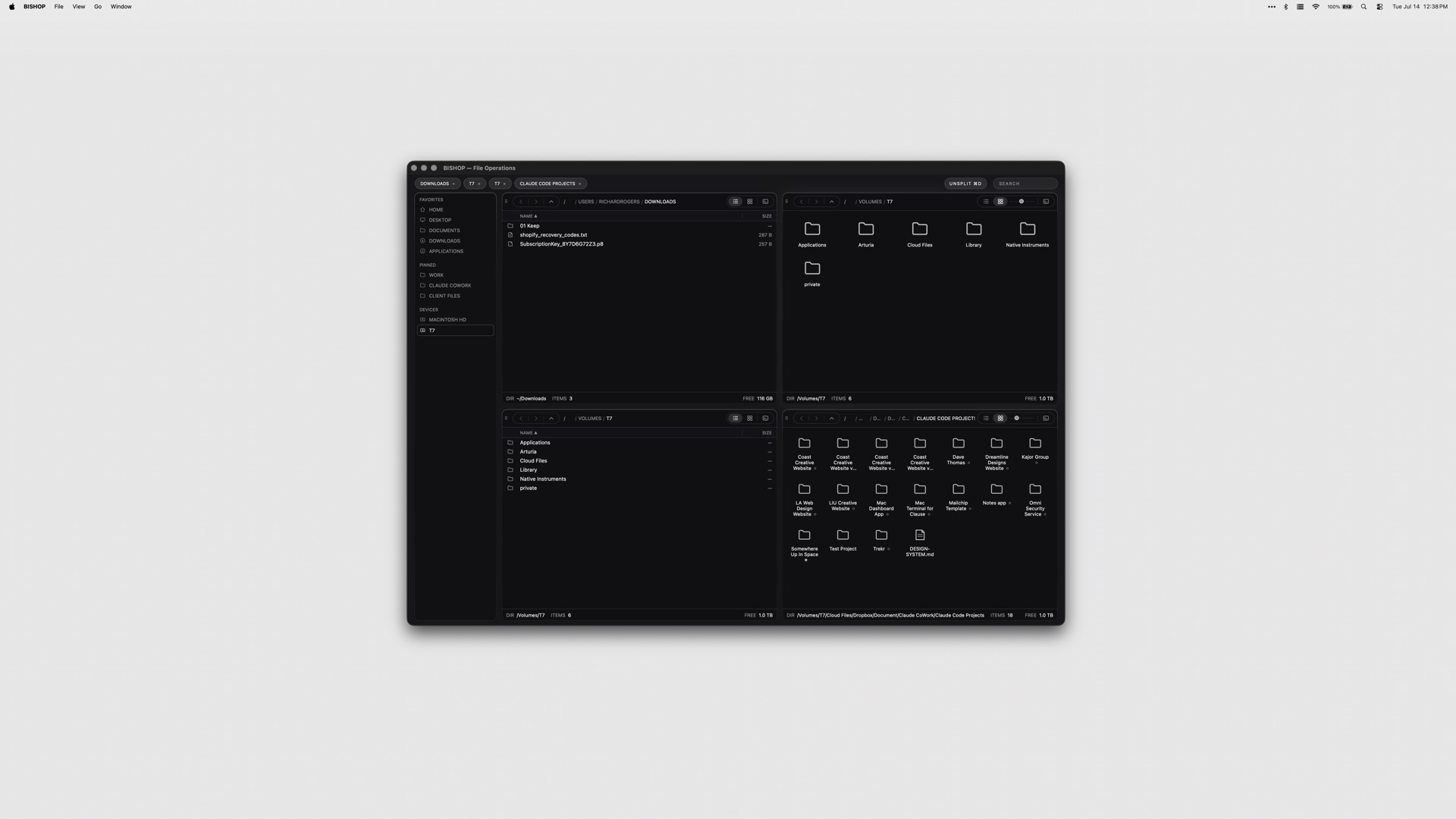 BISHOP — file manager